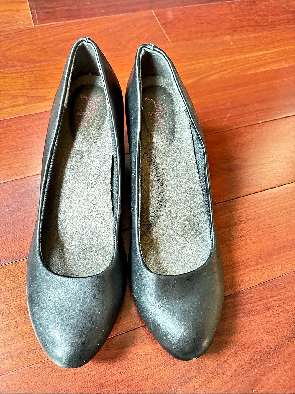 Clarks Black Wedge Pumps
